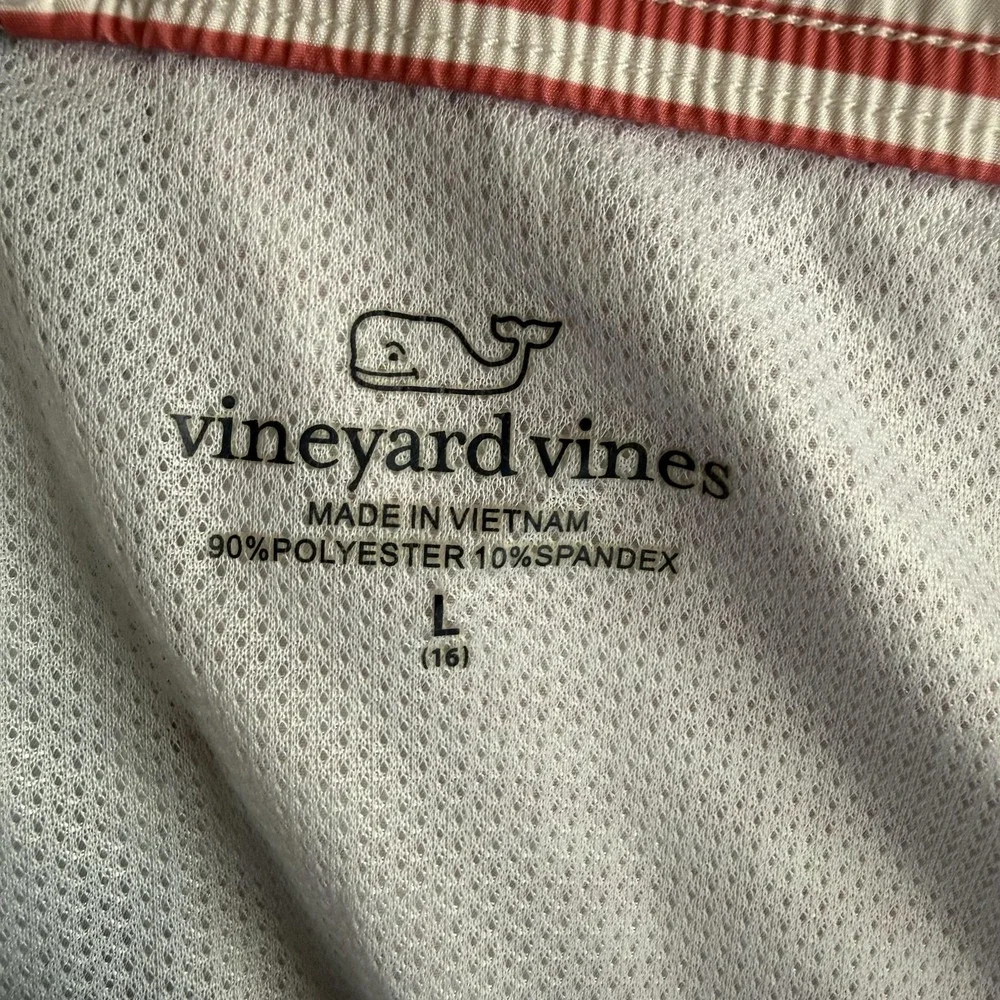 Vineyard Vines Shorts Youth Large USA Stars Stripes‎ Patriotic Swim Trunks Lined